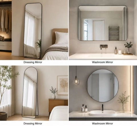 Home scene mirror