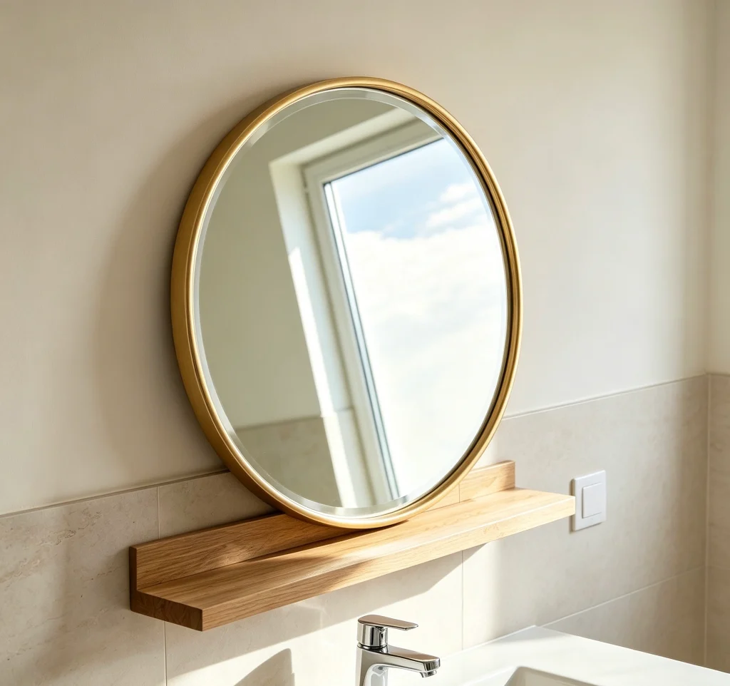 Aluminum alloy framed bathroom mirror,customizable